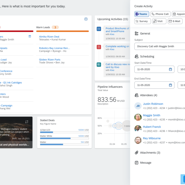 Microsoft Teams Integration in SAP Sales Cloud